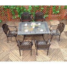 Good price restaurant furniture bistro chair and table metal dining sets